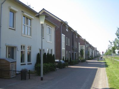 foto: De eerste opgeleverde woningen in de buurt Tuinstad.