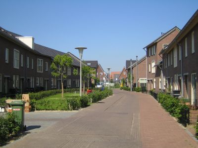 foto: De eerste opgeleverde woningen in de buurt Tuinstad.